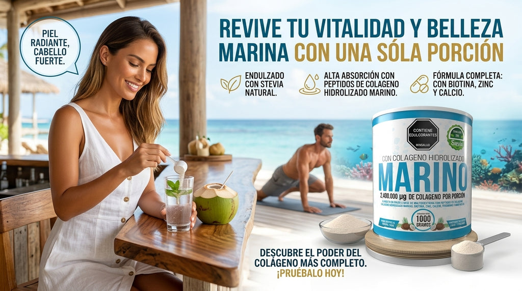 Colágeno Marino Premium 1000g + Envío Gratis