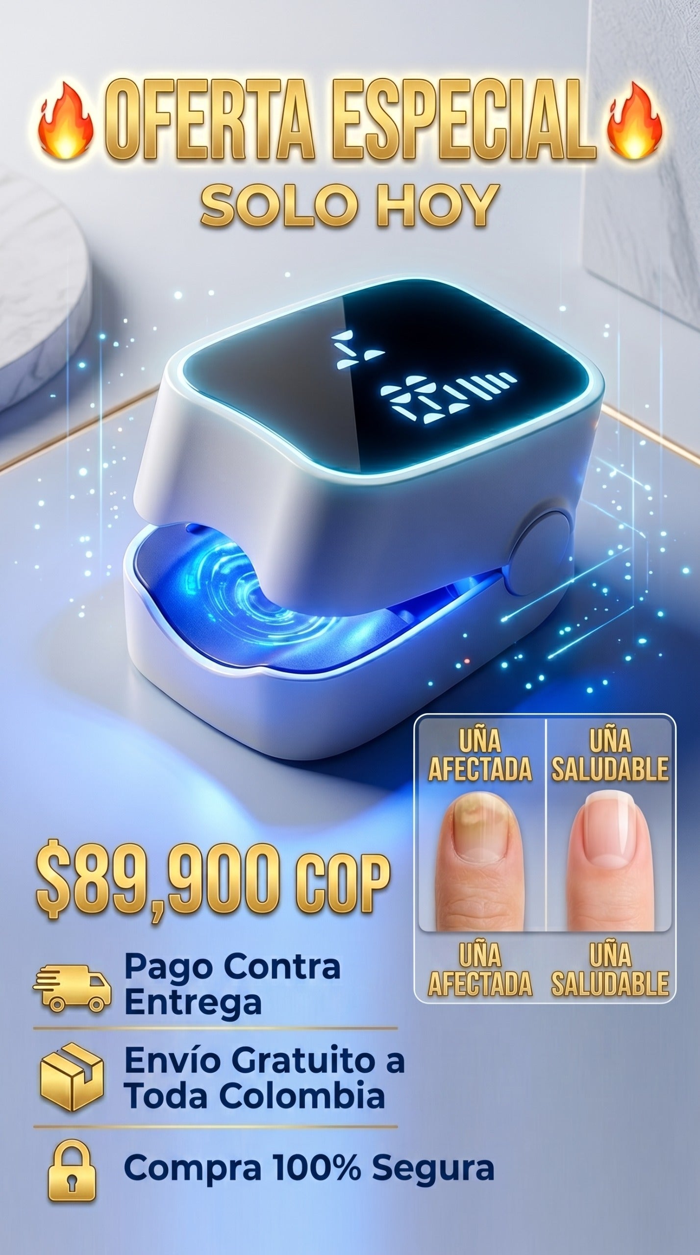 LAMPARA LASER UÑAS
