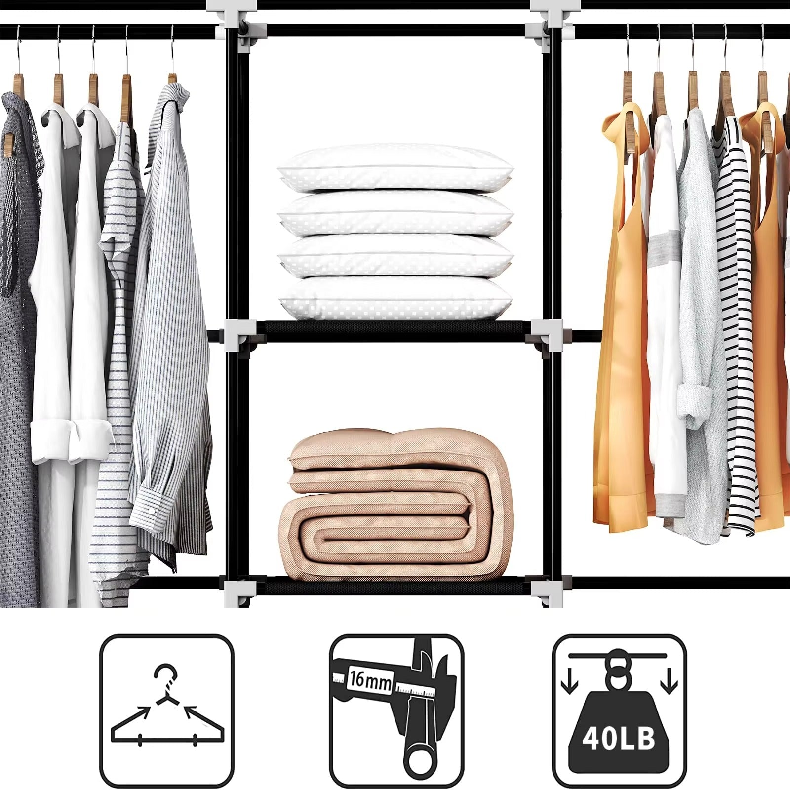 Armario Closet Desarmable Plegable 88130